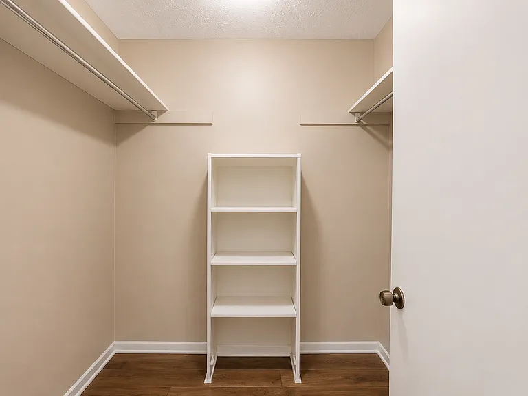 Master bedroom walk-in closet