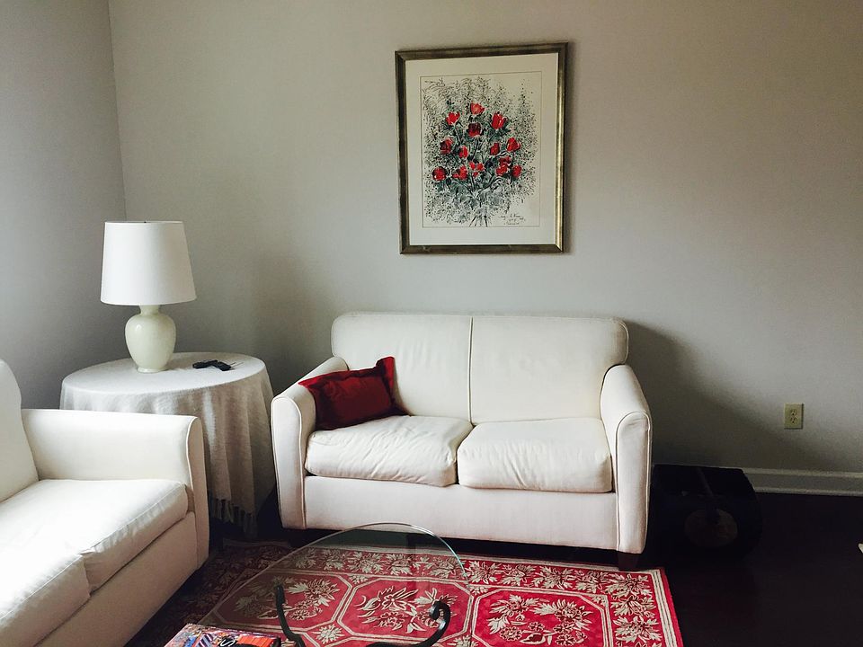 Living area overlooking the Main Library.