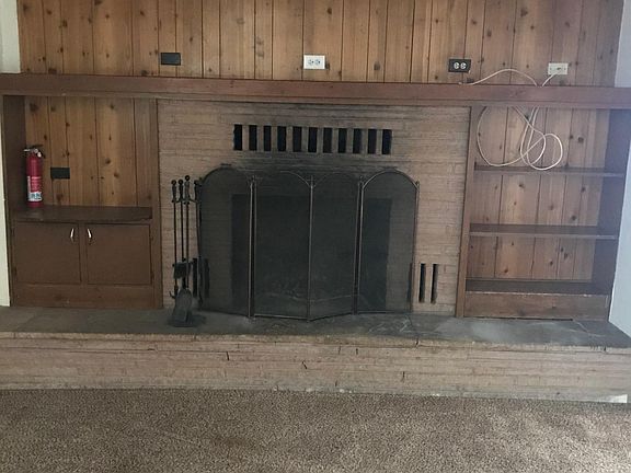 Fireplace in living room