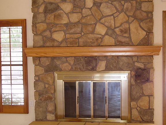 Wood Burning Fireplace