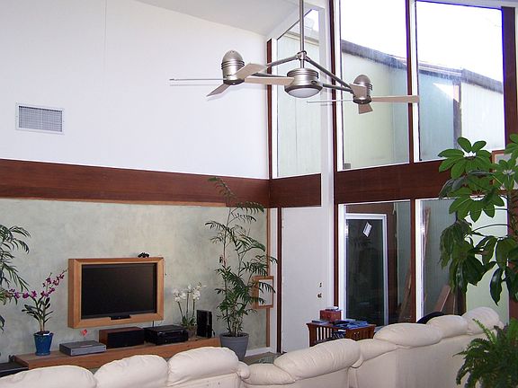 The Living Room with Glass Wall