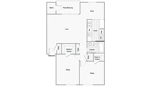 Floor plan Brighton