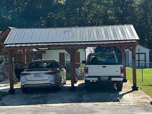 cedar carport!