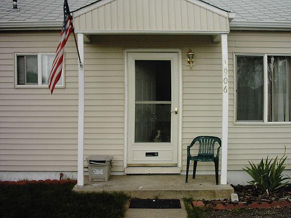 front center of house