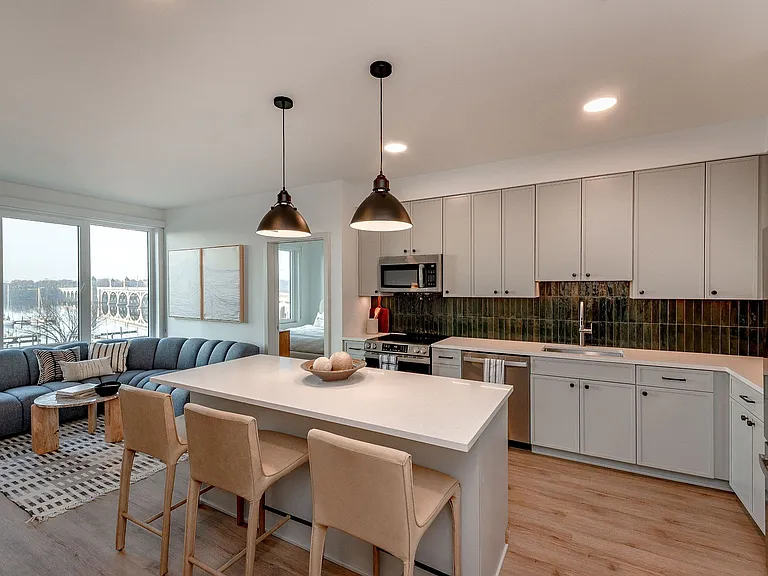 Model Unit Kitchen - Light Finish Scheme