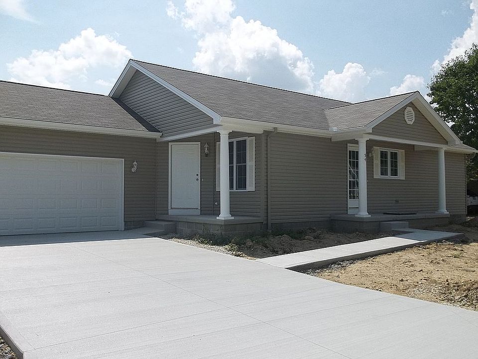 Large, concrete driveways