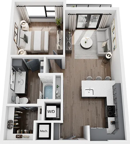 Floor plan A2a