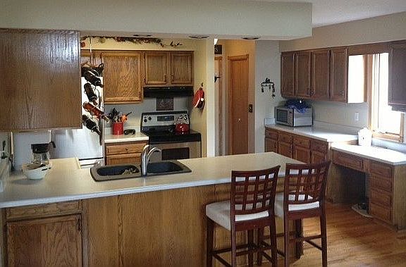 Kitchen with pantry