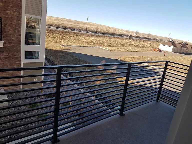 Balcony at Kitchen Level