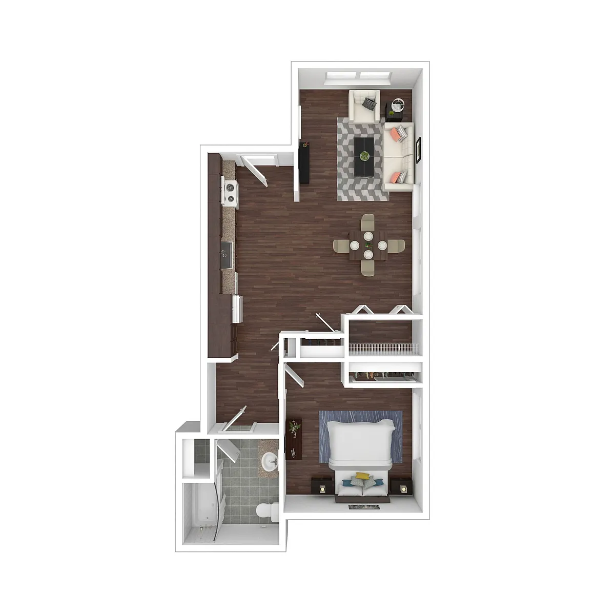 Floor plan One Bedroom