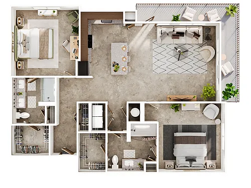 Floor plan B3
