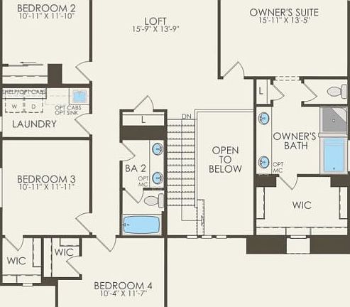 Second Floor 5 br 3.5 ba