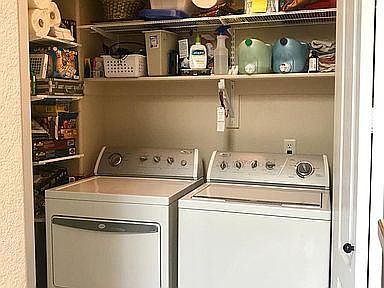 You may bring in your own washer and dryer. No maintenance provided on current ones.