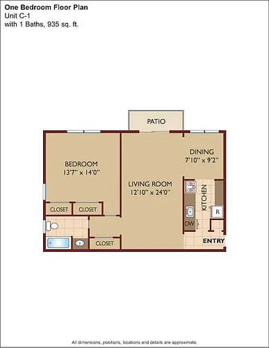 Floor plan $2.11/sq.ft. - C-1