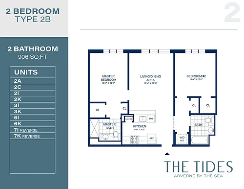Floor plan Type 2B