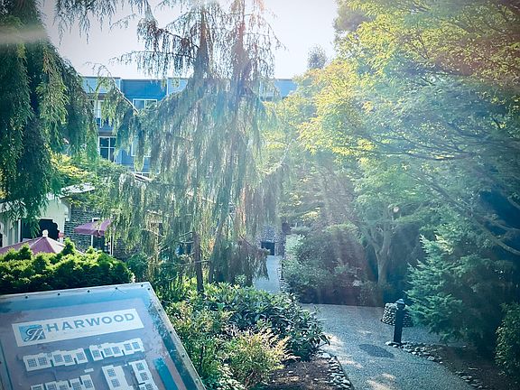 The entrance into the community