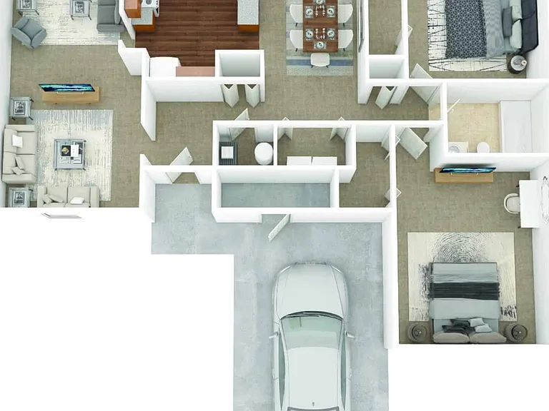 2 Bed 1 Bath