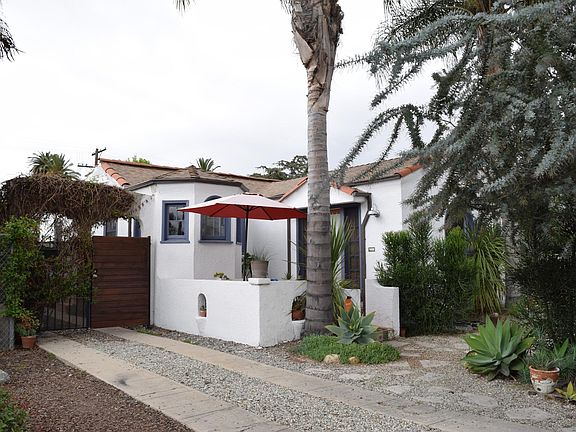 The house and driveway which is reserved for this unit