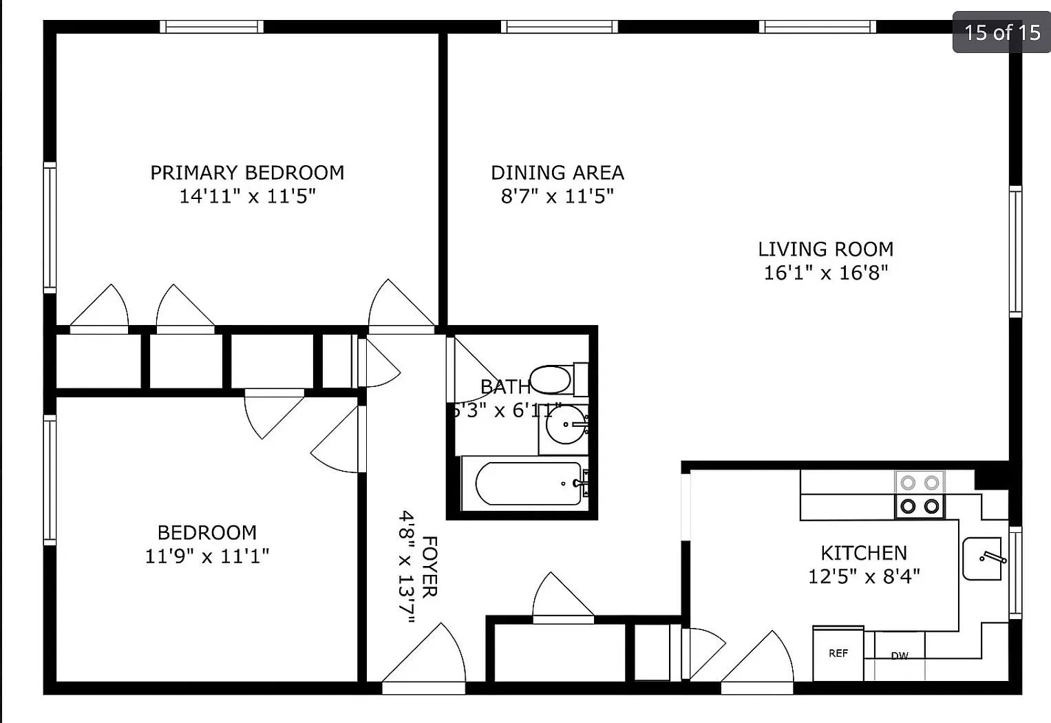 2 bed, 1100 sqft, $2,288 — Photo 3