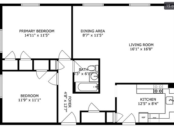 3rd image of 1400 Hinman Ave #G