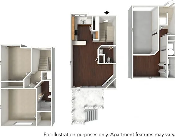 2 Bed 1.5 Bath with Garage 2 Bed 1.5 Bath with Garage
