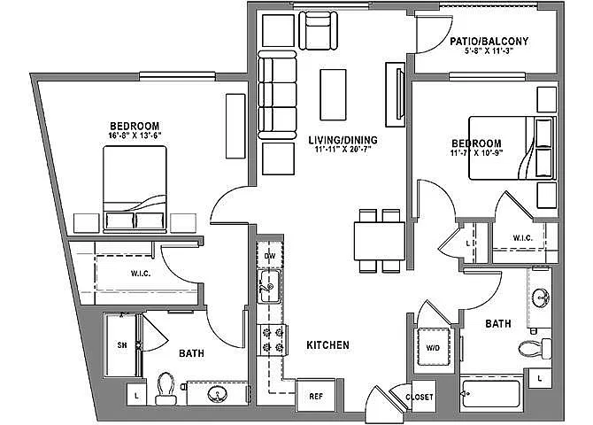 Floor plan Plan B7