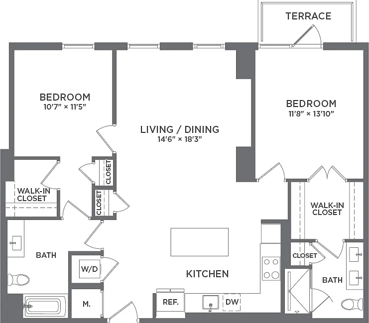 Floor plan B6 PH