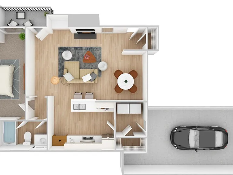 1 Bedroom | 1 Bath | 854 SF | Renovated 1 Bedroom | 1 Bath | 854 SF | Renovated