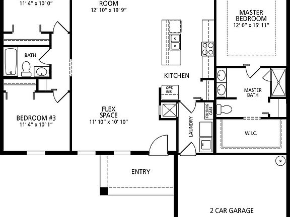 Elevation A - 1st Floor
