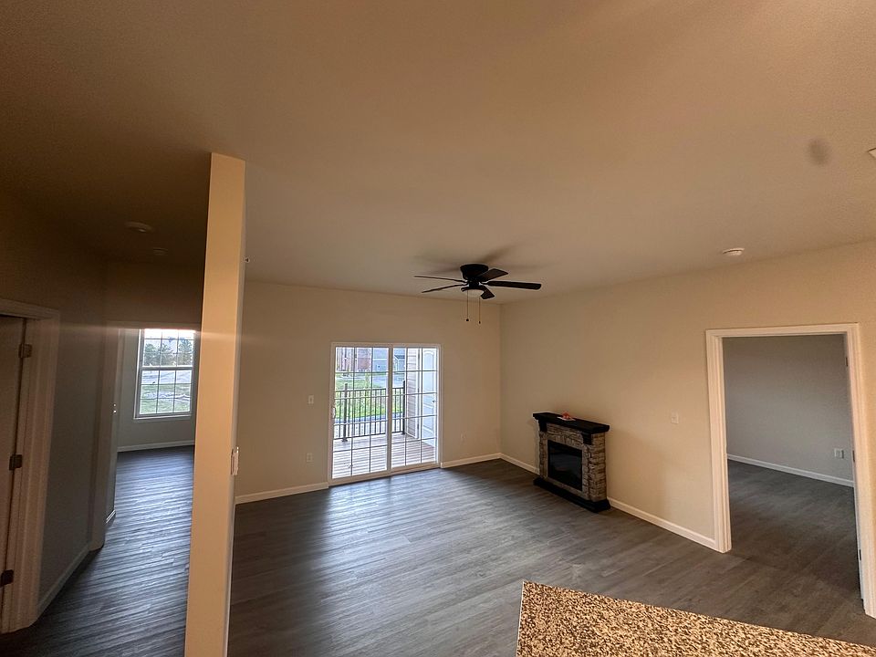 Angle view of living room balcony