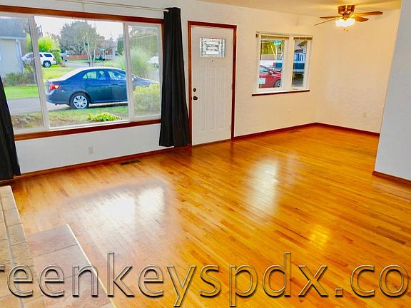 Living room and dining area