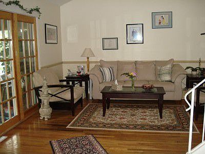 Living Room with French Doors