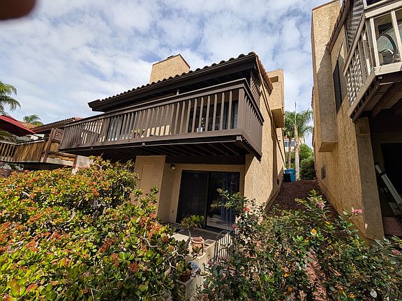 Rear view of house from canyon