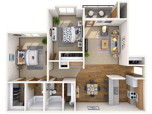 Floor plan Spruce B