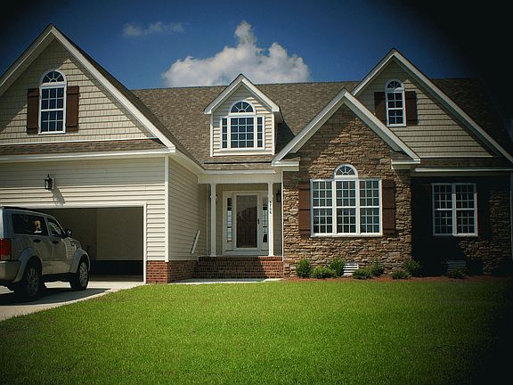street view, stone front, sod