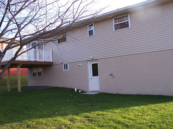 Rear of home