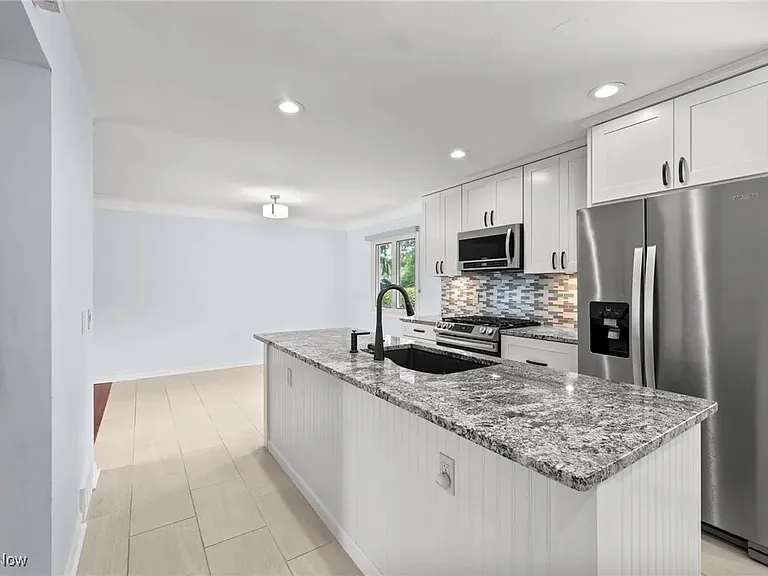 Open concept kitchen