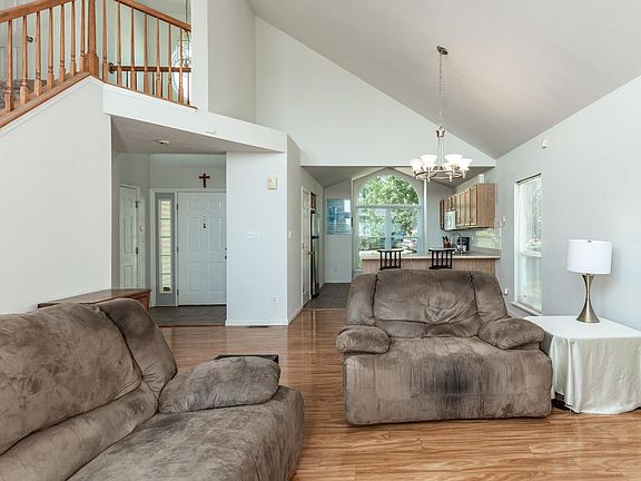 A look back into the kitchen & dining areas.
