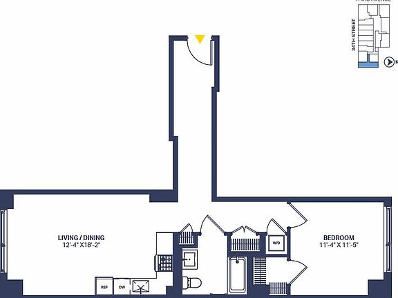 2nd image of 509 3rd Ave #6L
