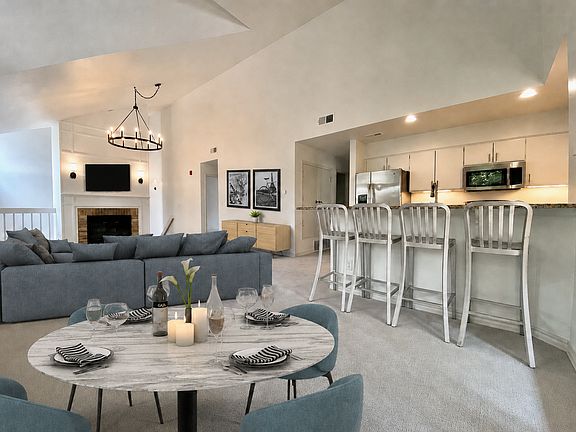 Spacious open concept layout.