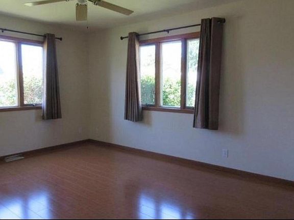 Large Master with two windows and walk in closet.