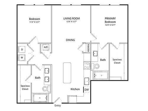 Floor plan B1-HC