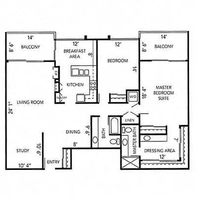 Floor plan Plan E