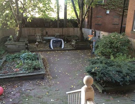 Backyard, shared with 2 other units