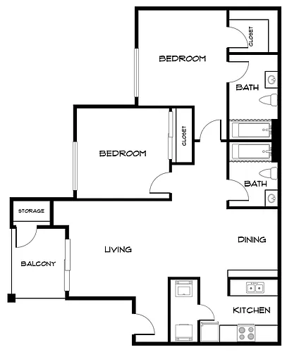 Floor plan Hickory