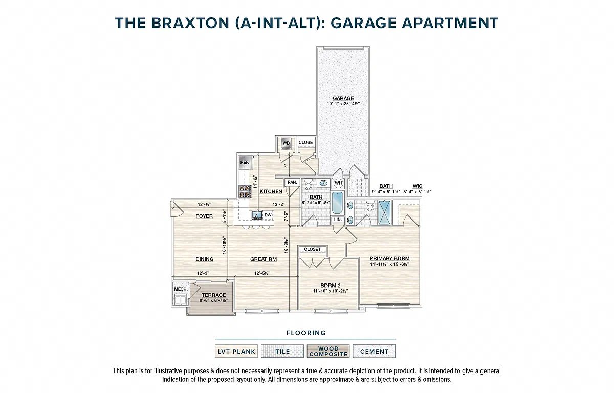 Floor plan The Braxton (A-INT-ALT)