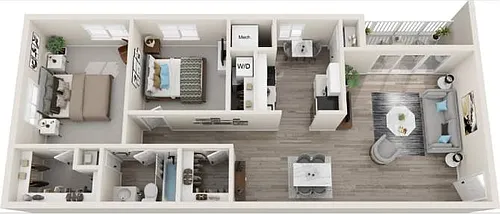Floor plan The Hepburn