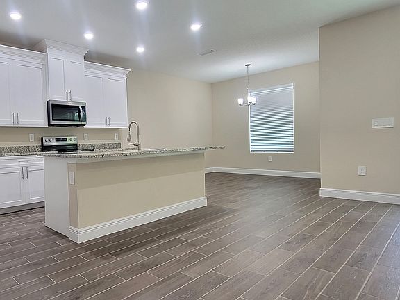 kitchen and dining area
