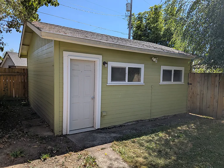 Garage front