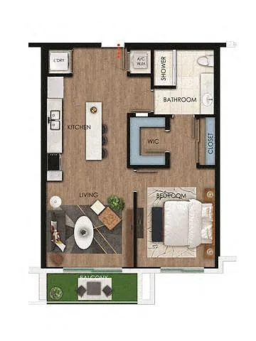 Floor plan A2 - EDGE Collection